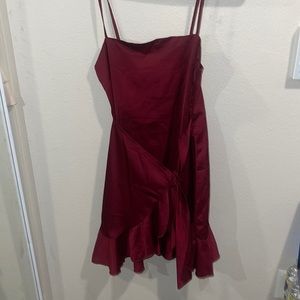 red dress